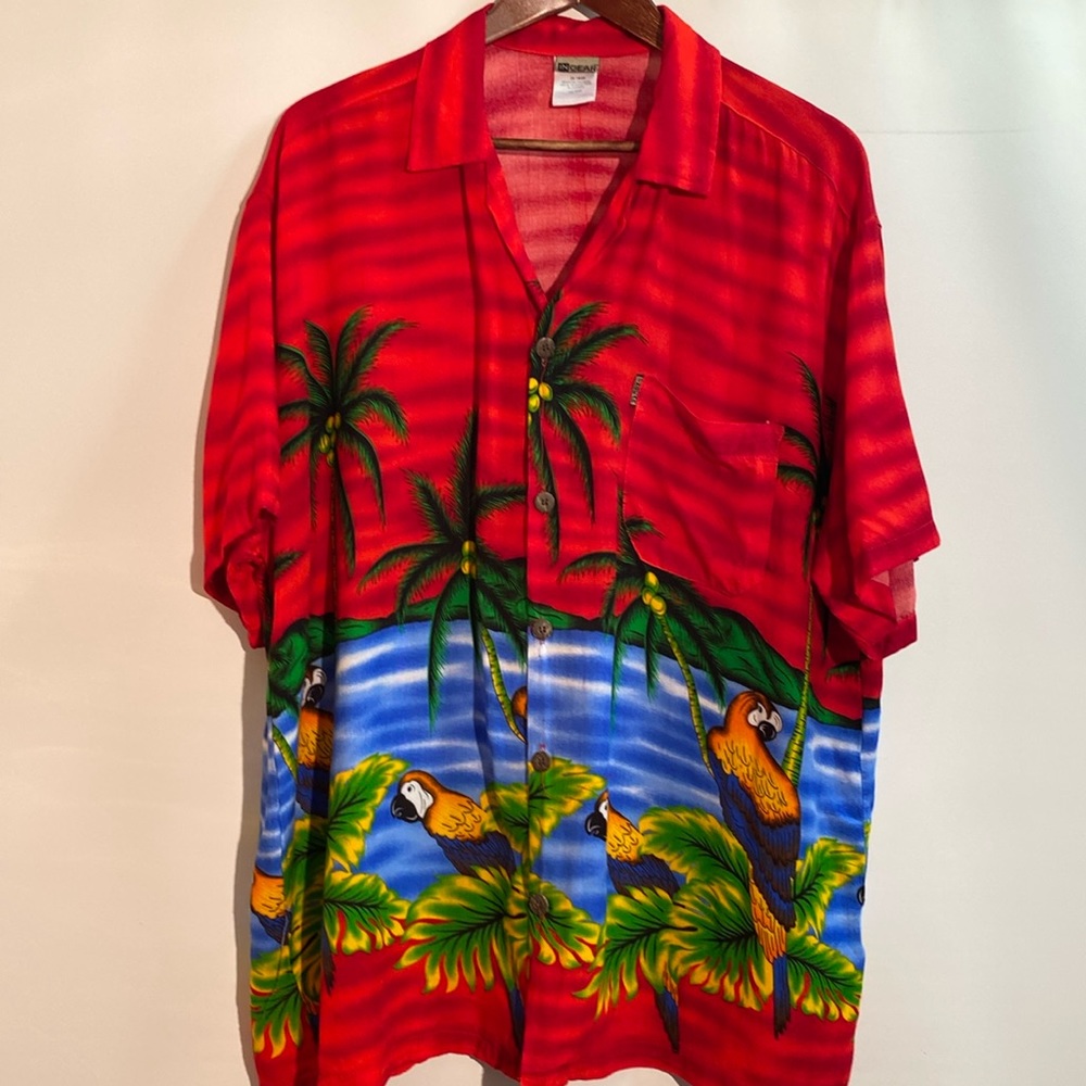 In Gear - Tropical Men’s button down shirt. Size XXL